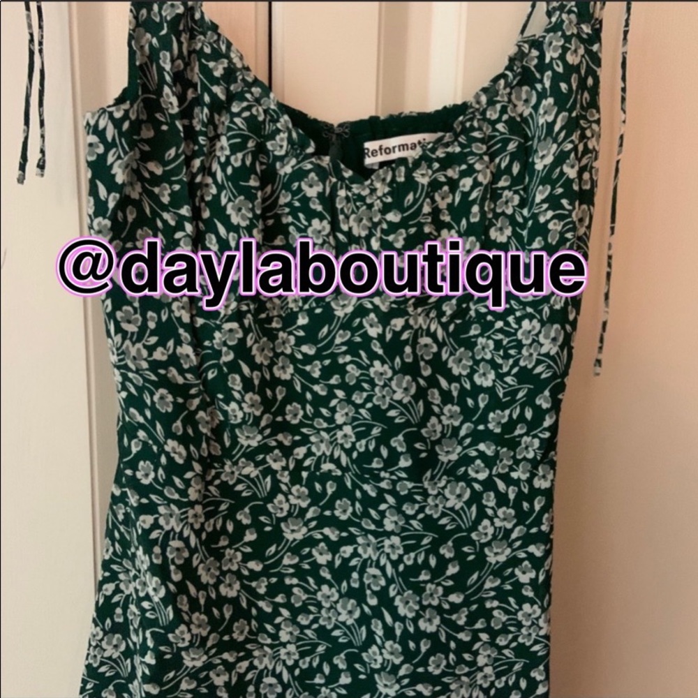 Reformation Esther Dress Shamrock ASO Taylor Swift - Picture 8 of 12